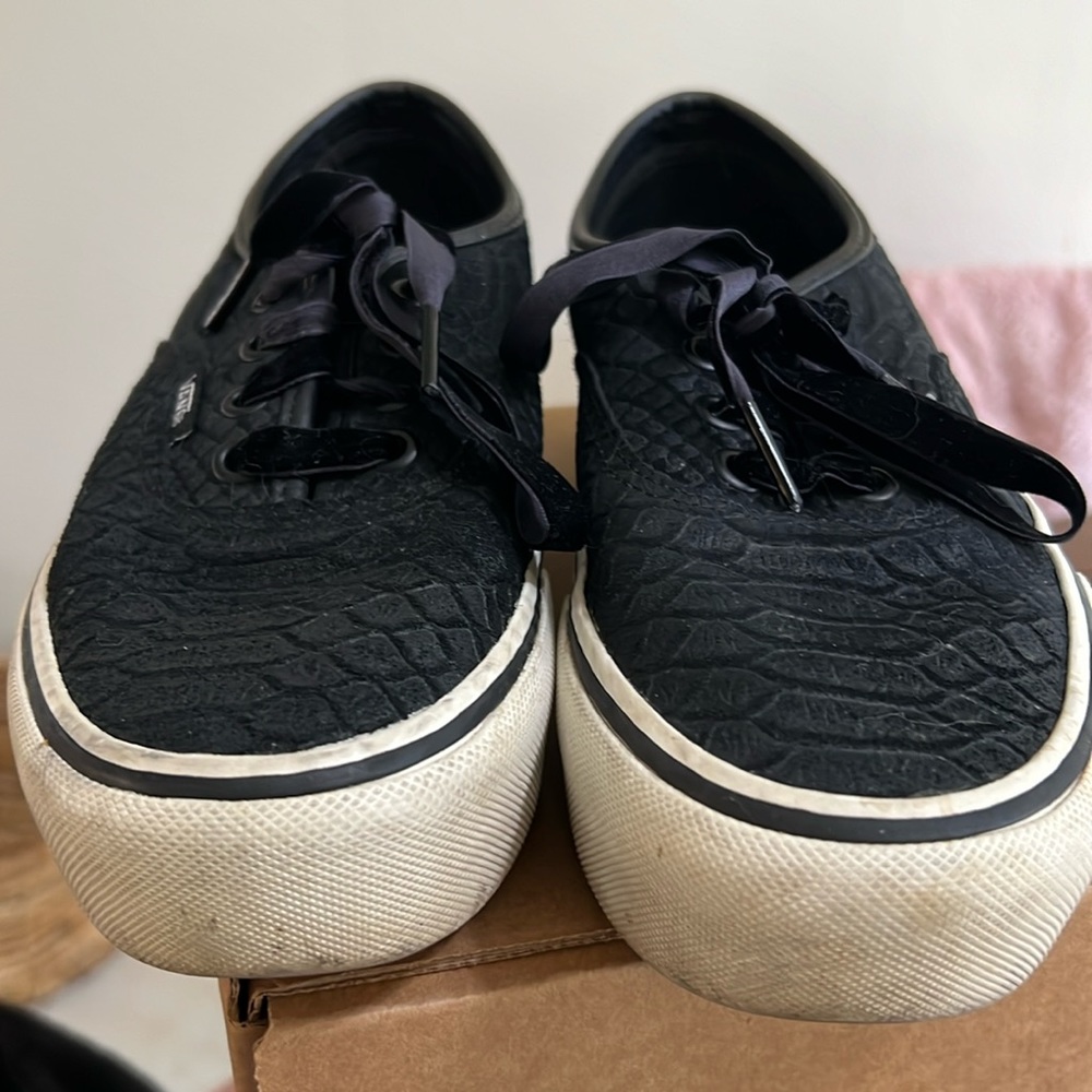 Velvet Platform Vans